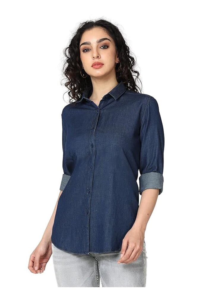 Cotton Denim Shirt