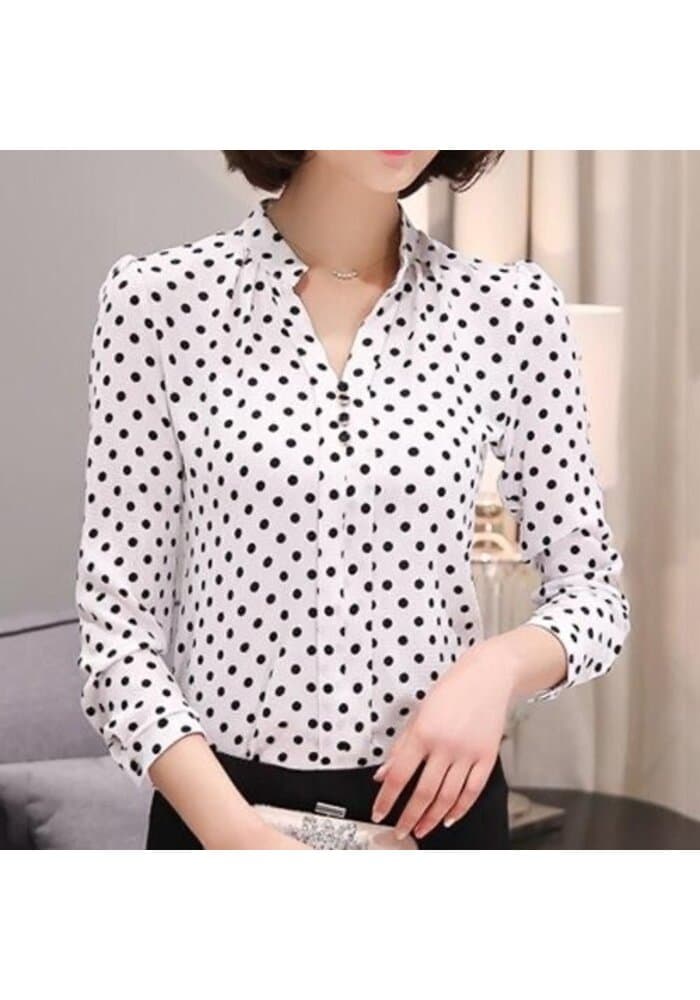 Polka Dot Women Top